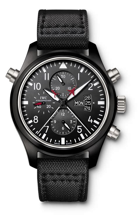 iwc top gun double chronograph size|iwc pilot watch chronograph top gun.